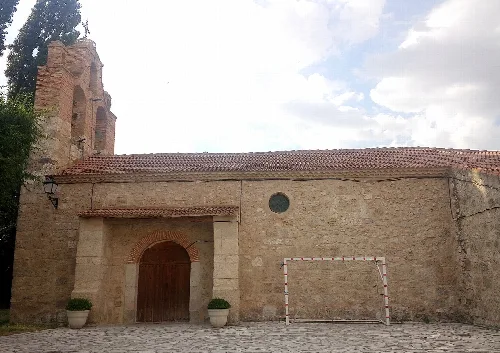 Church of St. Andrew the Apostle in Torre de Peñafiel, Valladolid, Spain.
