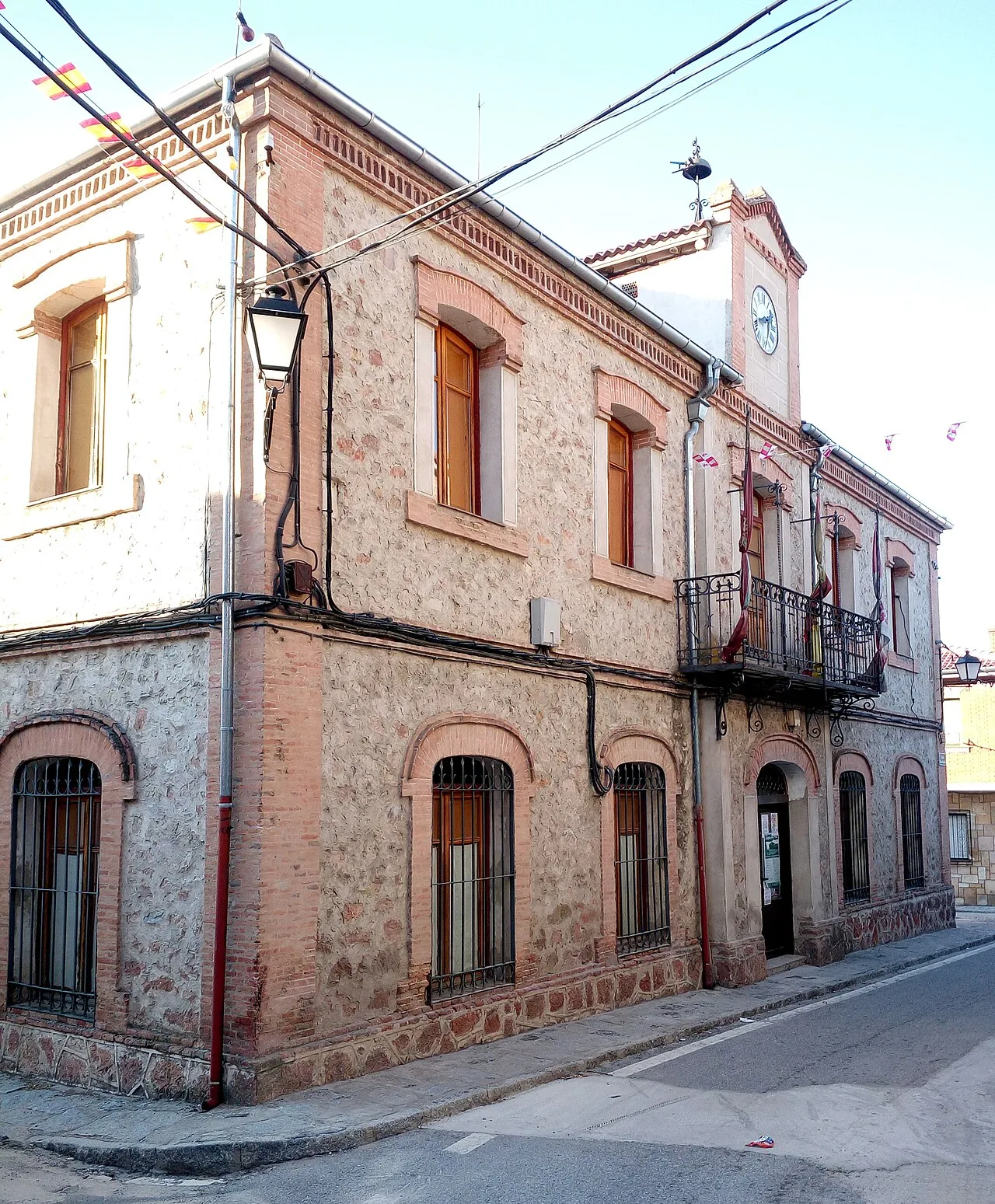 Town hall of Zarzuela del Pinar, Segovia, Spain.