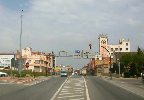 L'Aldea, Baix Ebre; main street