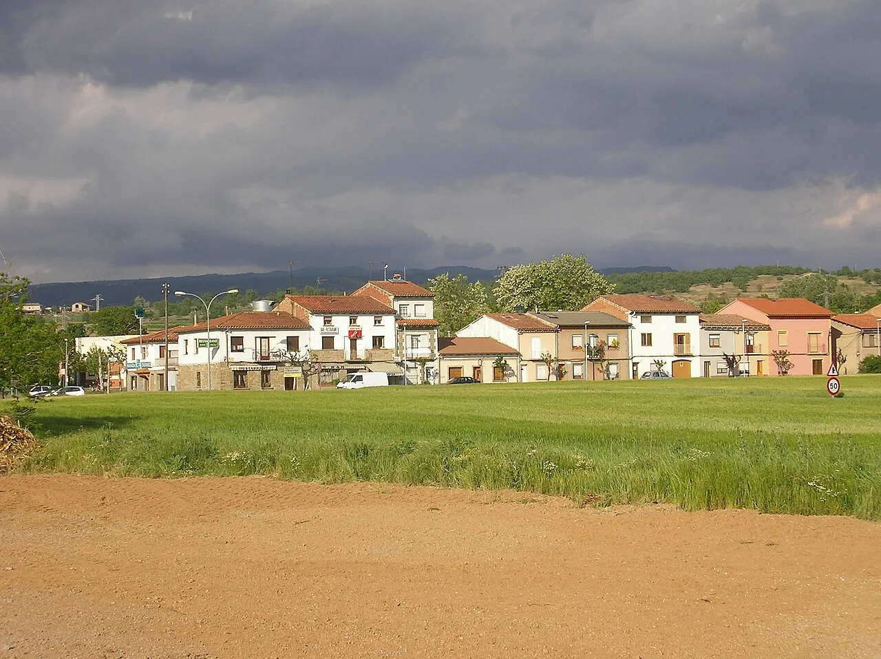 Detall del barri de les Cases Noves (les Masies de Roda)