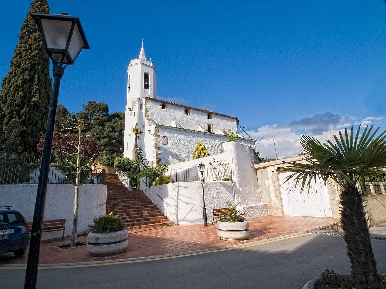 Sant Cebrià de Vallalta church (Catalonia, Spain)