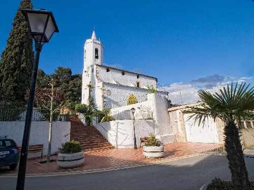 Sant Cebrià de Vallalta church (Catalonia, Spain)