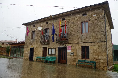 Town hall of Villaldemiro, Burgos, (Spain)