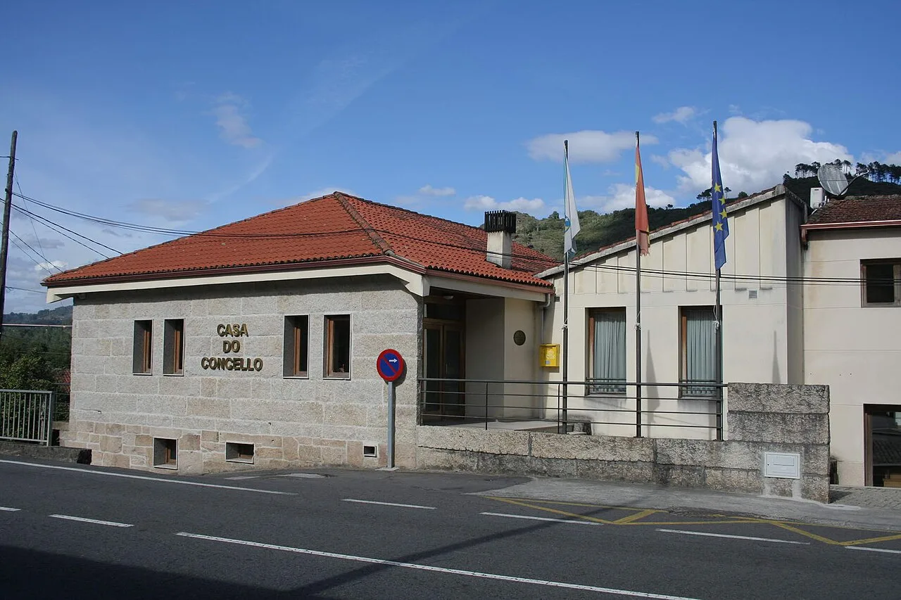 Town Hall in Punxín (Spain)