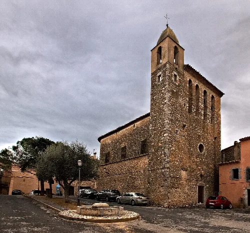 Sant Miquel church of Ventalló, Catalonia, Spain.