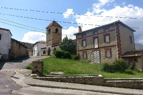 Vista de Prado de la Guzpeña (León, España).