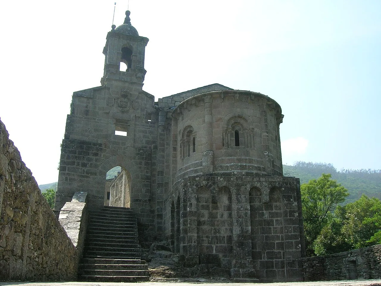 Mosteiro de San Xoán de Caaveiro (Parroquia:Capela (Santiago), concello da Capela, Comarca do Eume, Galicia - Spain'Monasterio de San Xoán de Caaveiro'