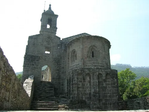 Mosteiro de San Xoán de Caaveiro (Parroquia:Capela (Santiago), concello da Capela, Comarca do Eume, Galicia - Spain'Monasterio de San Xoán de Caaveiro'
