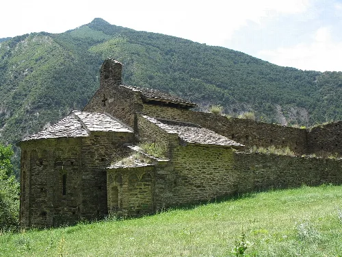 Monastery of Saint Peter of Burgal (Escaló, La Guingueta d'Àneu, Lleida, Spain)