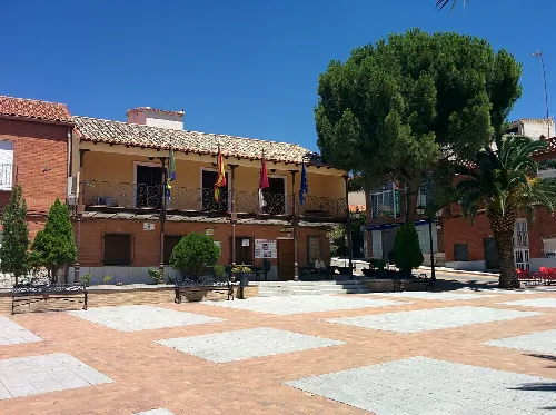 Casa consistorial de Pantoja (Toledo, España).