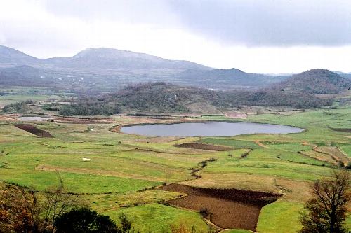 Ponds nearby Gayangos. Merindad de Montija, Burgos, Castile and León, Spain
The fine clays of Keuper ground cause very impermeable soils