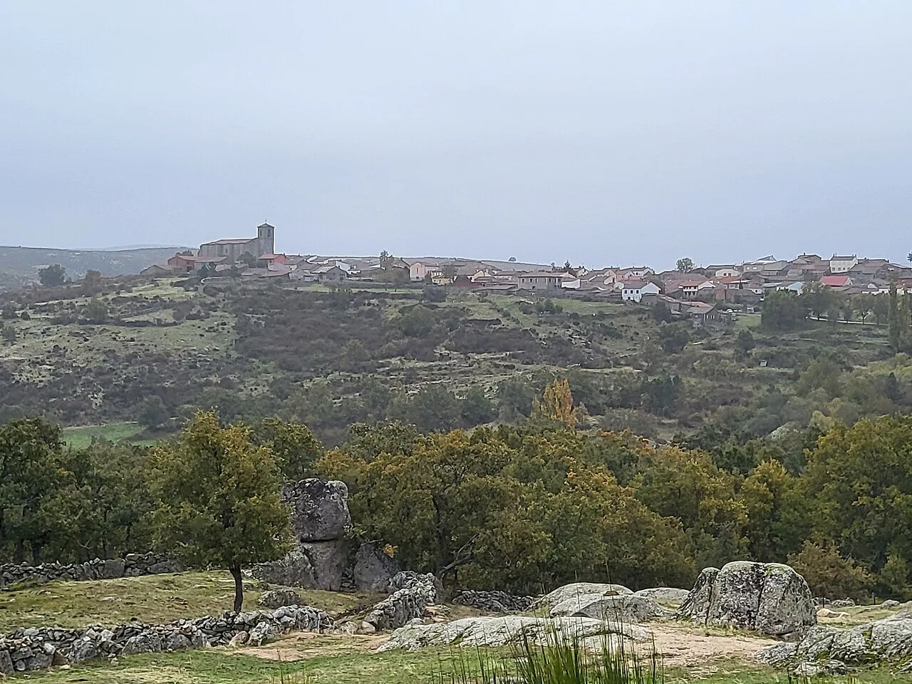 Panorama de Villanueva. Ávila, España