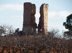 Ruins of an optical telegraph tower in Motilla del Palancar.