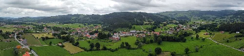 Vista panorámica del núcleo desde el Oeste