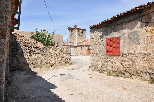 panorama de  San Bartolomé de Corneja, Ávila, España