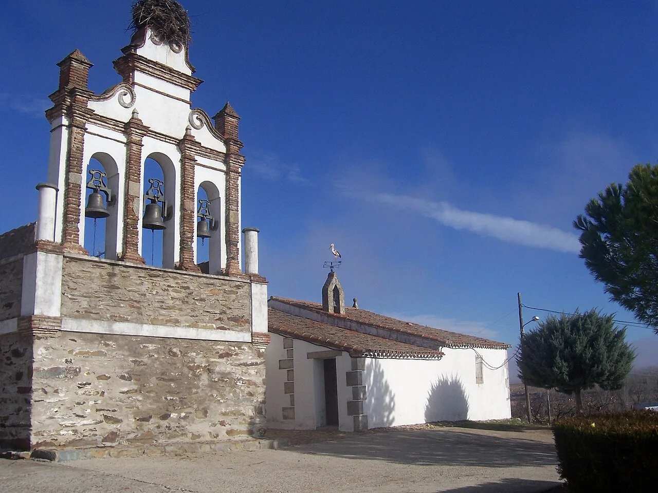 Ermita de San Antonio, Morcillo, provincia de Cáceres, España.