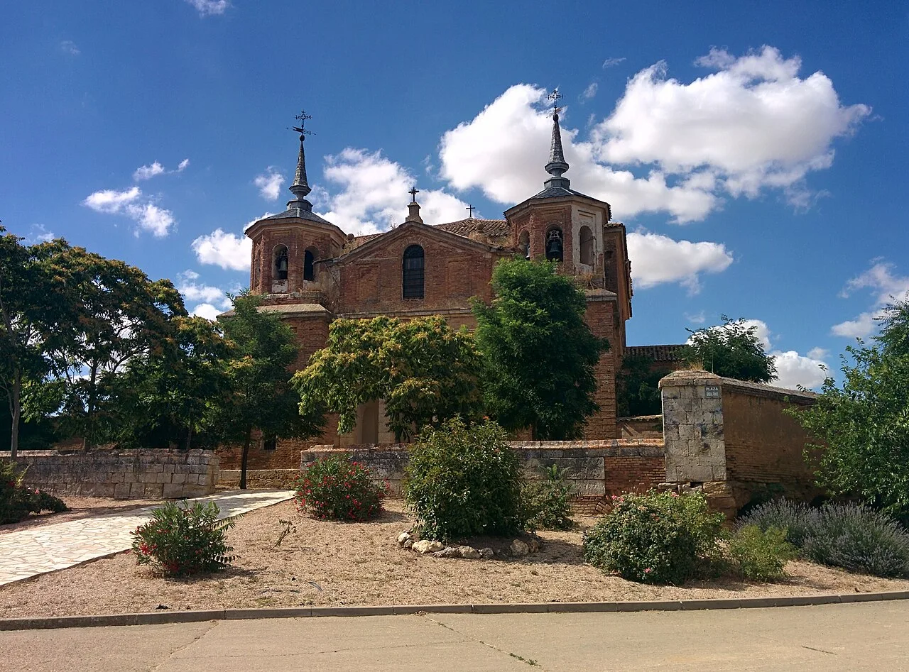 Iglesia de Santa María, en Guaza de Campos (Palencia, España).