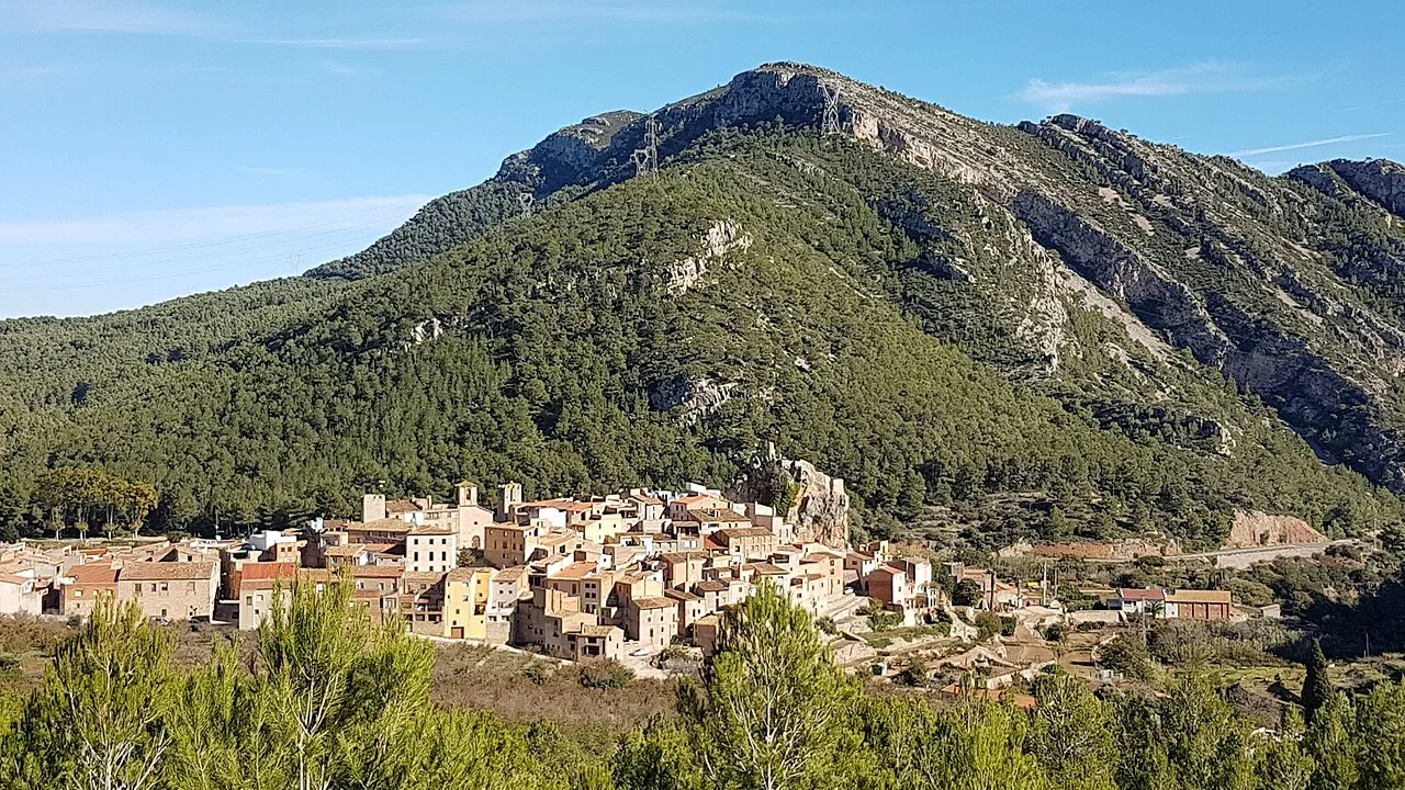 Visió del poble de Pratdip