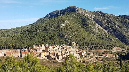 Visió del poble de Pratdip