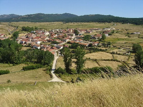Vista de Galve de Sorbe desde el castillo