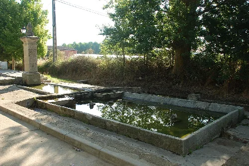 Fountain known as "El pilón" of Villanuño de Valdavia (Palencia, Castile and León).