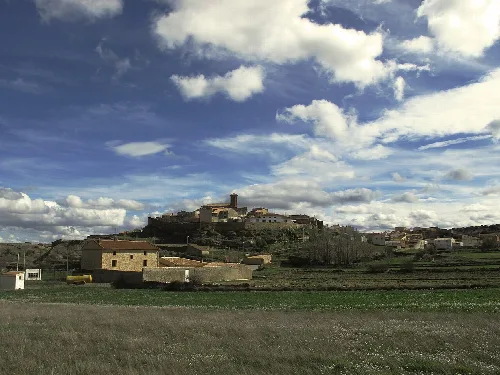 Vista de la localidad de Pozuel del Campo, en la provincia de Teruel (España).