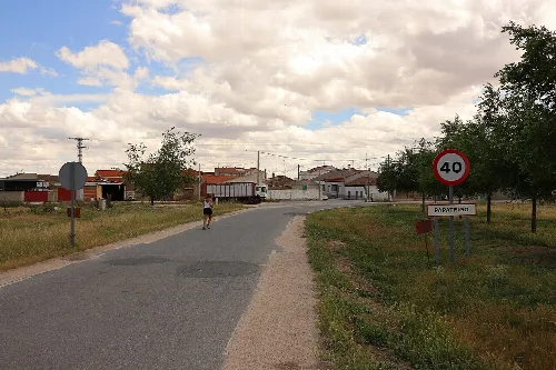 Papatrigo, desde carretera de Narros