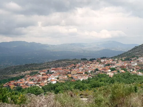 View of Villanueva de Ávila, Ávila, Spain.
