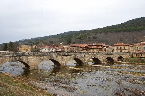 El río Duero a su paso por Salduero (Soria, Castilla y León).