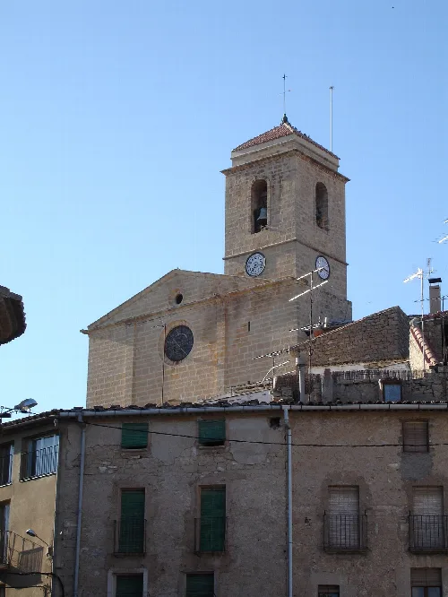 Iglesia de San Miguel, en Els Omellons (Lérida, España)