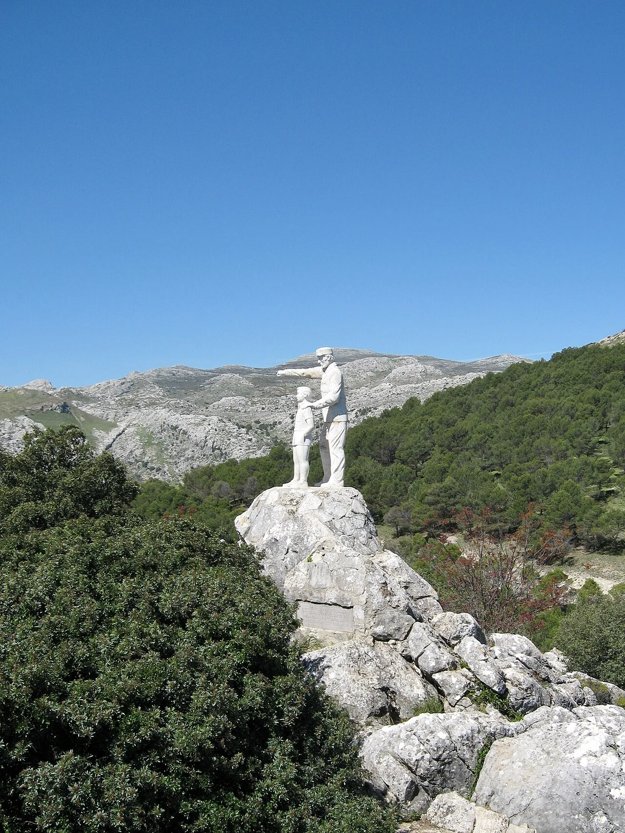 Mirador del Guarda Forestal, El Burgo, Málaga, Andalucía (Andalusien), España (Spanien)
