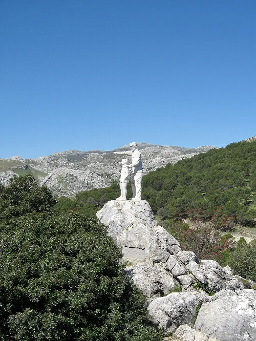 Mirador del Guarda Forestal, El Burgo, Málaga, Andalucía (Andalusien), España (Spanien)