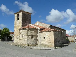 San Bartolomé Church and chapel in Campisábalos, Guadalajara.