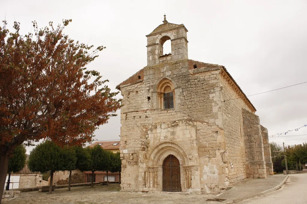 San Esteban church (12th century) in Cayuela, Burgos