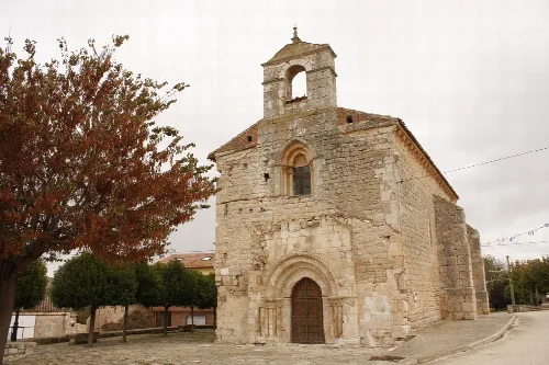 San Esteban church (12th century) in Cayuela, Burgos