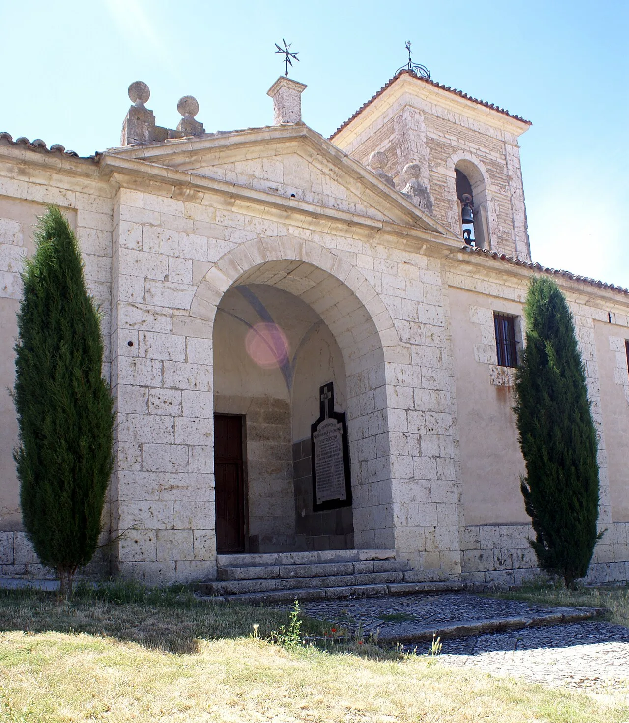 Church of St. Mary in Castrodeza, Valladolid, Spain.