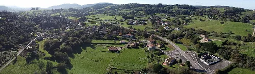 Vista panorámica del la localidad del término municipal de Villaescusa.