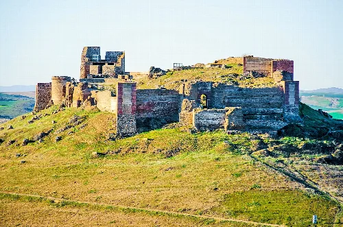 Vista del castillo.