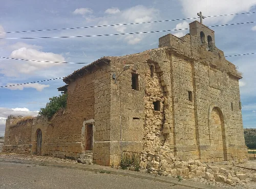 Iglesia de San Román, en Villodre (Palencia, España).