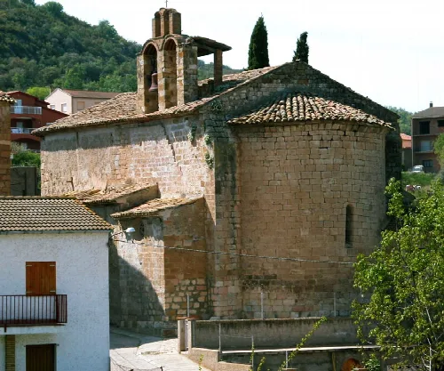 Les Avellanes, Noguera, Catalonia. Romanesque church.