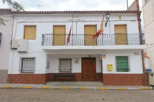 Casa consistorial de Fuentelespino de Haro (Cuenca, España).