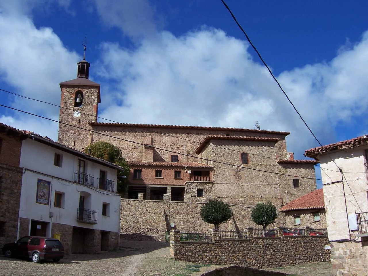 Church of Laguna de Cameros in La Rioja (Spain)