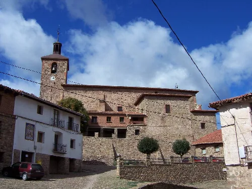 Church of Laguna de Cameros in La Rioja (Spain)