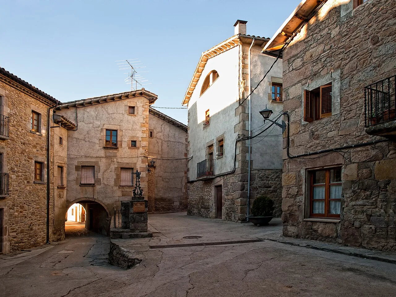 Joan Prat Roca Square of Alpens (Catalonia, Spain)