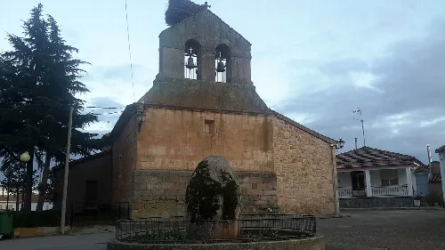 Church in Calzada de Don Diego. Salamanca, Spain.