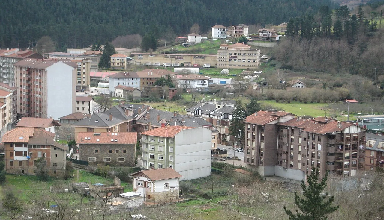 View of Usansolo from the hospital