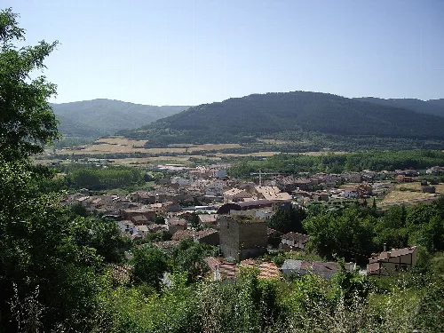 Vista de Santurde de Rioja (La Rioja - España)