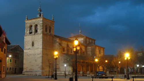 Escalona del Prado. Church of St. Zoilo and Main Square