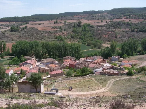 Barriopedro desde la montaña de la antena de telefonia.