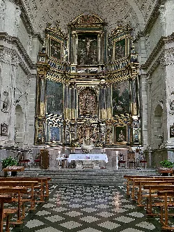Retablo renacentista en la iglesia de La Puebla de Montalbán.